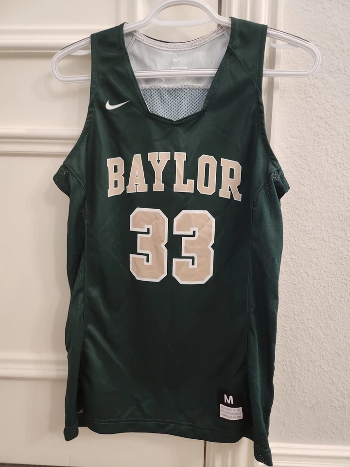Nike Women's M Baylor University Bears Hyperelite Basketball Jersey #33 802351