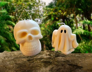 Ghost & Skull Candles - Picture 1 of 1