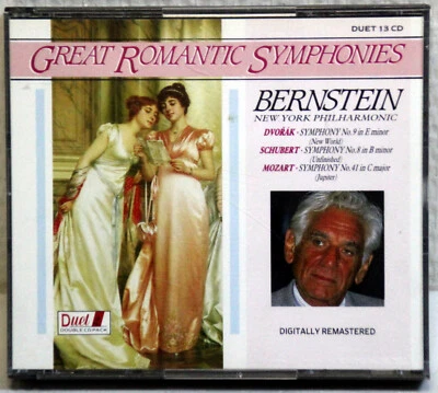 CD - GREAT ROMANTIC SYMPHONIES  - Bernstein - Bild 1 von 2