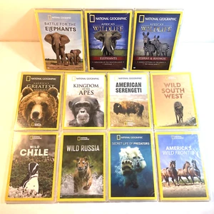 11 NATIONAL GEOGRAPHIC PROGRAMS: ANIMALS (DVD) Documentary Nature Wildlife - NEW - Picture 1 of 24