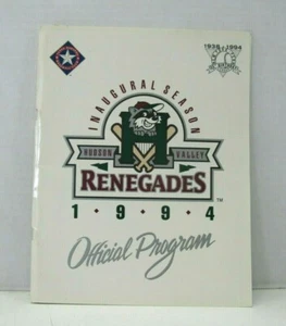 1994 Hudson Valley Renegades Baseball offizielles Programm 72 Seiten - Bild 1 von 8