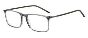 NUEVO Y AUTÉNTICO HUGO BOSS HG 1231 HWJ GRIS OSCURO 55 17 145 - Imagen 1 de 3
