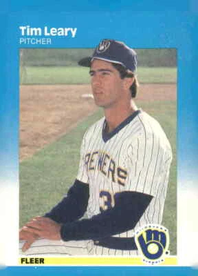 1987 Fleer #348 Tim Leary - Image 1 of 2