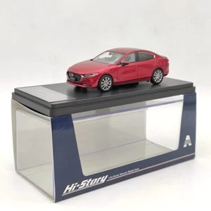 Hi-Story 1/43 MAZDA 3 MAZDA3 2019 sedán rojo HS259RE modelo diecast colección de autos - Imagen 1 de 6