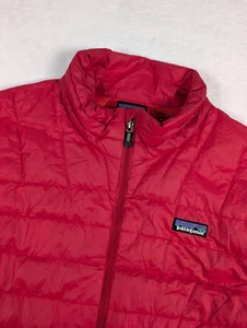 Vtg Patagonia Down Sweater Vest Mens XL Red Puffer Full Zip Outdoors - Picture 1 of 10