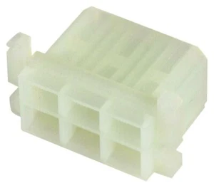 RECEPTCLE HOUSING, FASTIN-FASTON, 6 WAY, FOR USE WITH FOR AMP - TE CONNECTIVITY - Picture 1 of 1