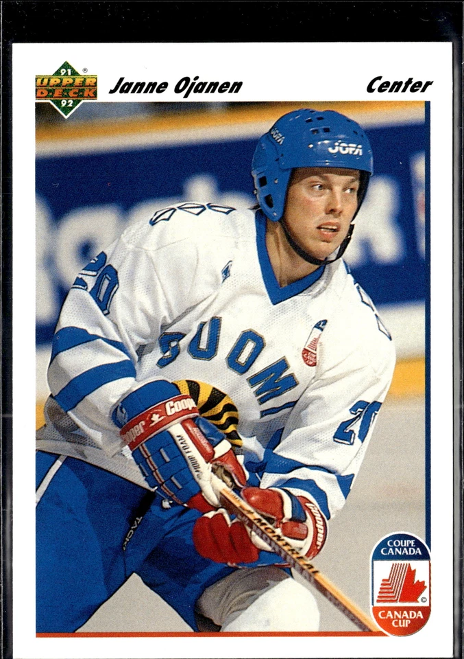 1991-92 Upper Deck French #25a Janne Ojanen - Image 1 of 2