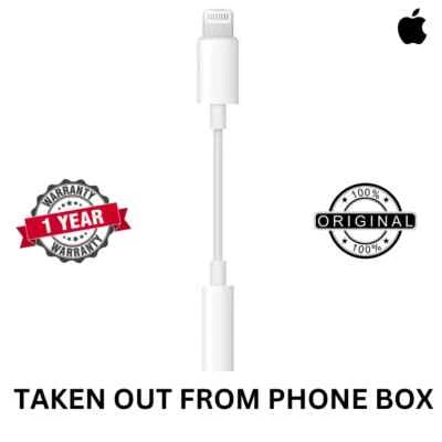 Official Lightning to 3.5mm Headphone Jack Adapter For Apple iPhone 14/13/12/11 - Image 1 of 4