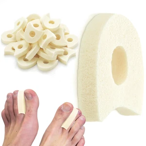 30 Pcs Foam Toe Separators Spacers for Corn Relieves,1/4 Inch, Pain from Bunions - Picture 1 of 12