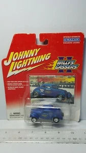 1/64 JOHNNY LIGHTNING WILLYS GASSERS 1933 WILLYS GASSER SPEEDY BOB NEVINS BLUE - Picture 1 of 3