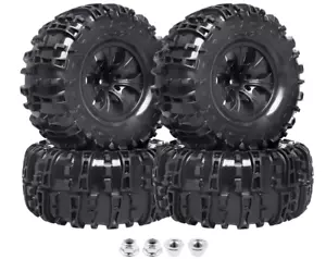 HobbyPark 6.3" RC Monster Truck Tires & Wheels with Foam Inserts (4pcs) for 1/10 - Picture 1 of 5
