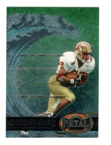 1997 Metal Universe Warrick Dunn #189 Tampa Bay Buccaneers Football Card - Picture 1 of 2