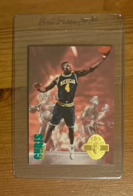 1993 CLASSIC 4 SPORT CHRIS WEBBER #311 ROOKIE SHARP CORNERS/EDGES - Image 1 of 2