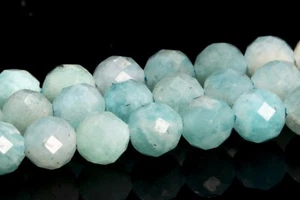 5MM Genuine Natural Lake Green Amazonite Beads Grade A Faceted Round Loose Beads - Picture 1 of 4