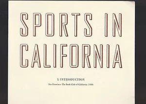 Sports in California-Set of 12 4-Page Descriptions of Early California Sports - Picture 1 of 1