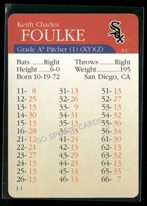 2000 APBA MLB Premiere Edition Keith Charles Foulke - Picture 1 of 2