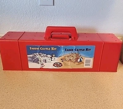 Radio Flyer Snow Castle Sandcastle Kit Red Made is the USA - Image 1 of 4