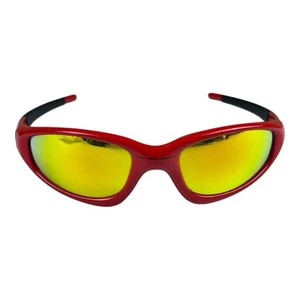 Gafas de sol Oakley de colección chaqueta recta marco rojo lente fuego para hombre - Imagen 1 de 8