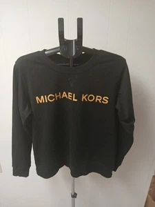 MICHAEL KORS Women’s Navy Cotton Pullover Size P/L New w/Tags - Picture 1 of 7
