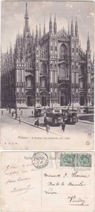 MILANO - IL DUOMO - TRAM - VIAGG. 1907 -92815- - Picture 1 of 1