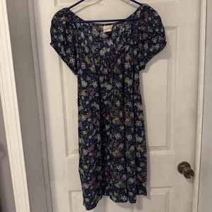 Universal Thread Kleid Gr. Large blau Blumenmuster - Bild 1 von 4