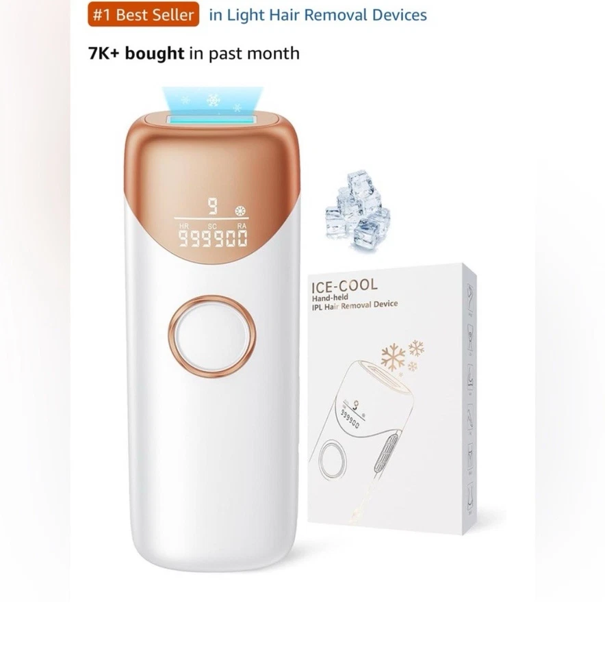 IPL Laser Hair Removal Device 3 In 1 Machine Electrolysis Permanent Epilator - Image 1 of 4