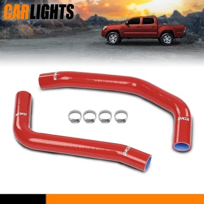 Upper lower Radiator Hose V6 4.0L Red fit for Toyota Tacoma FJ Cruiser 4Runner - Image 1 of 4