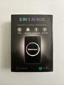 Sunweyer 3 In 1 AI Box Android 12 / CarPlay / Android Auto - Foto 1 di 1