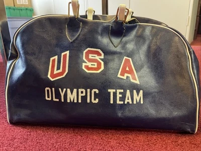 1968 Official USA Olympic Duffel Bag (belonged To Ron Laird) - Image 1 of 4