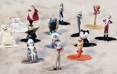Disney Nightmare Before Christmas Full Set 18 Diecast Figurines Nano Metalfigs - Image 1 of 3