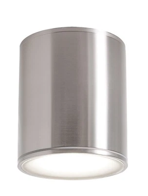 AFX EVYW0405LAJD2 Everly 5" Tall LED Flush Mount Outdoor Ceiling - Nickel - Image 1 of 3
