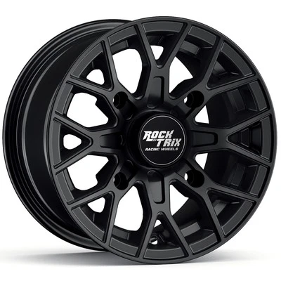 1pc 14" RockTrix RT104 ATV Wheel Rim 14x7 et10 | 4x110 4/110 4-110 | 4+3 Offset - Image 1 of 4