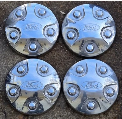 2011-2026 Ford Explorer / Taurus Police Wheel Center Caps 3858 SET/4 DG131A096PA - Image 1 of 4