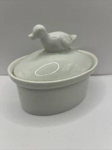 Alpico Turreen Duck With Lid Porcelain France - Picture 1 of 8