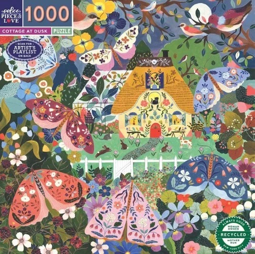 Puzzle (1000 T.) Häuschen in der Abenddämmerung (eeBoo) NEU/OVP