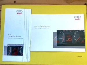 Audi TT Mk1 SAT NAV SATELLITE NAVIGATION BOOKLETS - Picture 1 of 2