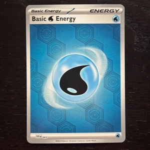 Basic Water Energy SVE 003 Pokemon Shrouded Fable Scarlet&Violet Reverse Holo NM - Picture 1 of 2