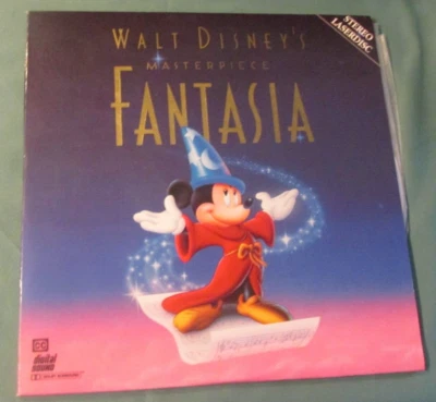 Laserdisc Disc Movie Album Walt disney Fantasia Mickey Mouse Foto 1 de 2