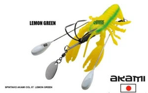POLPARA AKAMI SPINTAKO COL 07 LEMON GREEN EBI 60 GR PESCA MARE POLPO - Foto 1 di 1