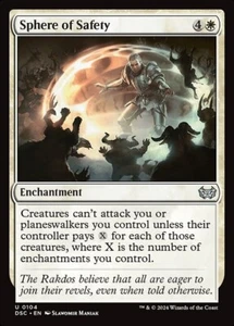 MTG - Sphere of Safety - Duskmourn Commander - Picture 1 of 1