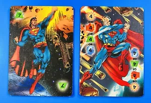 DC OVERPOWER Superman TCG CCG Card Game 7 STRENGTH + 4 MULTI POWER Marvel - Picture 1 of 2