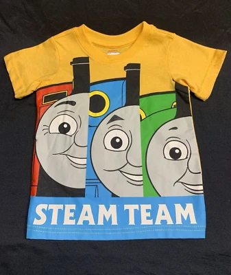 Little Boys Toddlers Thomas The Train Yellow Graphic Shirt _New_ - Image 1 of 4