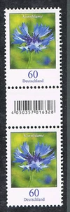 Bund Kornblumen 3468 R (200) Typ 2a, kl. unger. 2stellige Nr. offene 4 + DPEL/PK - Picture 1 of 2