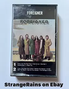 Foreigner - Self Titled Debut - Cassette Tape -- PLAY TESTED / SOUNDS GREAT - Picture 1 of 6