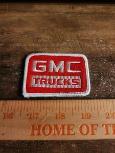 Vintage GMC Trucks Small Rectangular Sew On Patch FREE SHIPPING - Picture 1 of 2