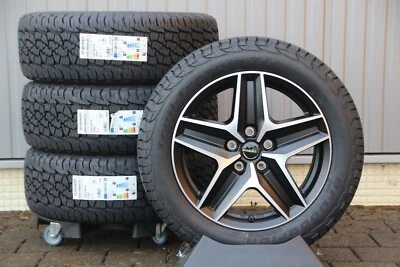 VW Bus T5 T6 6.1 Satz Räder Alufelgen Borbet poliert BF Goodrich Off Road Reifen - Bild 1 von 4