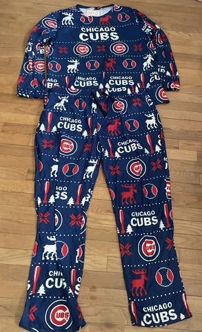Genuine Merchandise MLB Chicago Cubs Men's XL Pajamas Set - Excellent Condition Cover