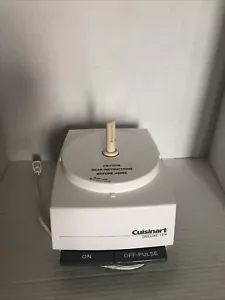 CUISINART DELUXE 11 Food Processor Replacement Motor Base ONLY Tested & Works - Picture 1 of 4