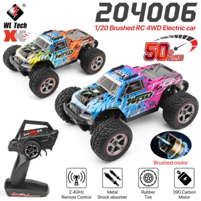 WLTOYS 204006 RC Monster Car 1/20 Gebürstet 4WD 2,4G 50km/h Offroad Rock Crawler - Bild 1 von 4