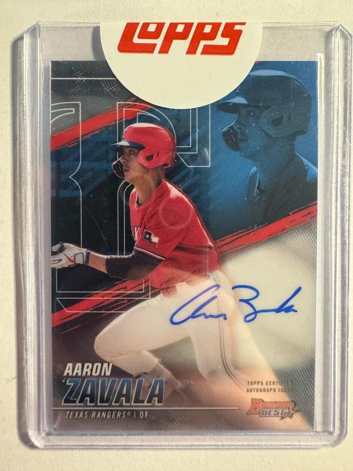 K231,460 - 2021 Bowman's Best Best of '21 Autographs #B21AZ Aaron Zavala Auto - Image 1 of 1